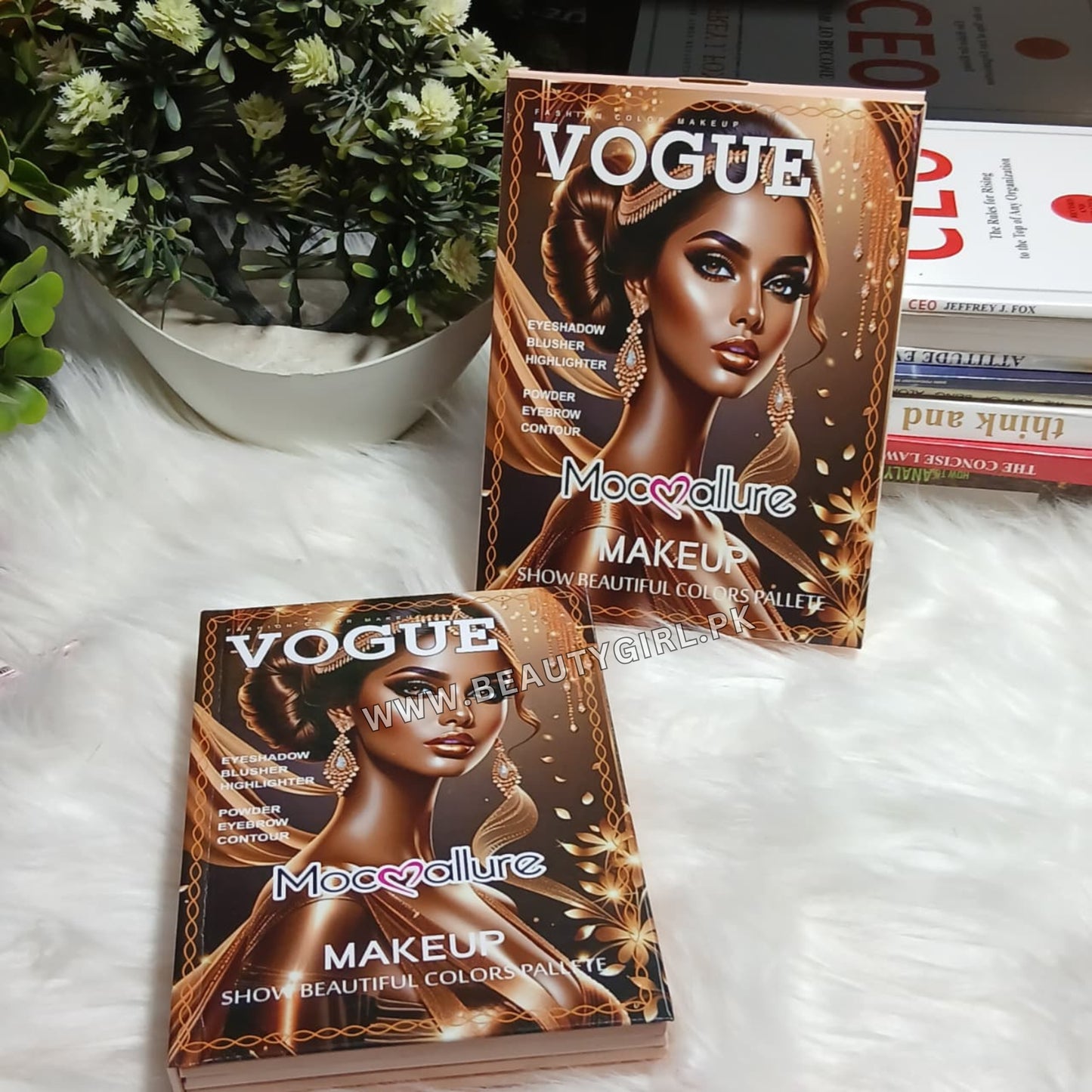 Mocallure 4in1 Complete Face Makeup Kit, Eyes, Blush, Highlight & Contour