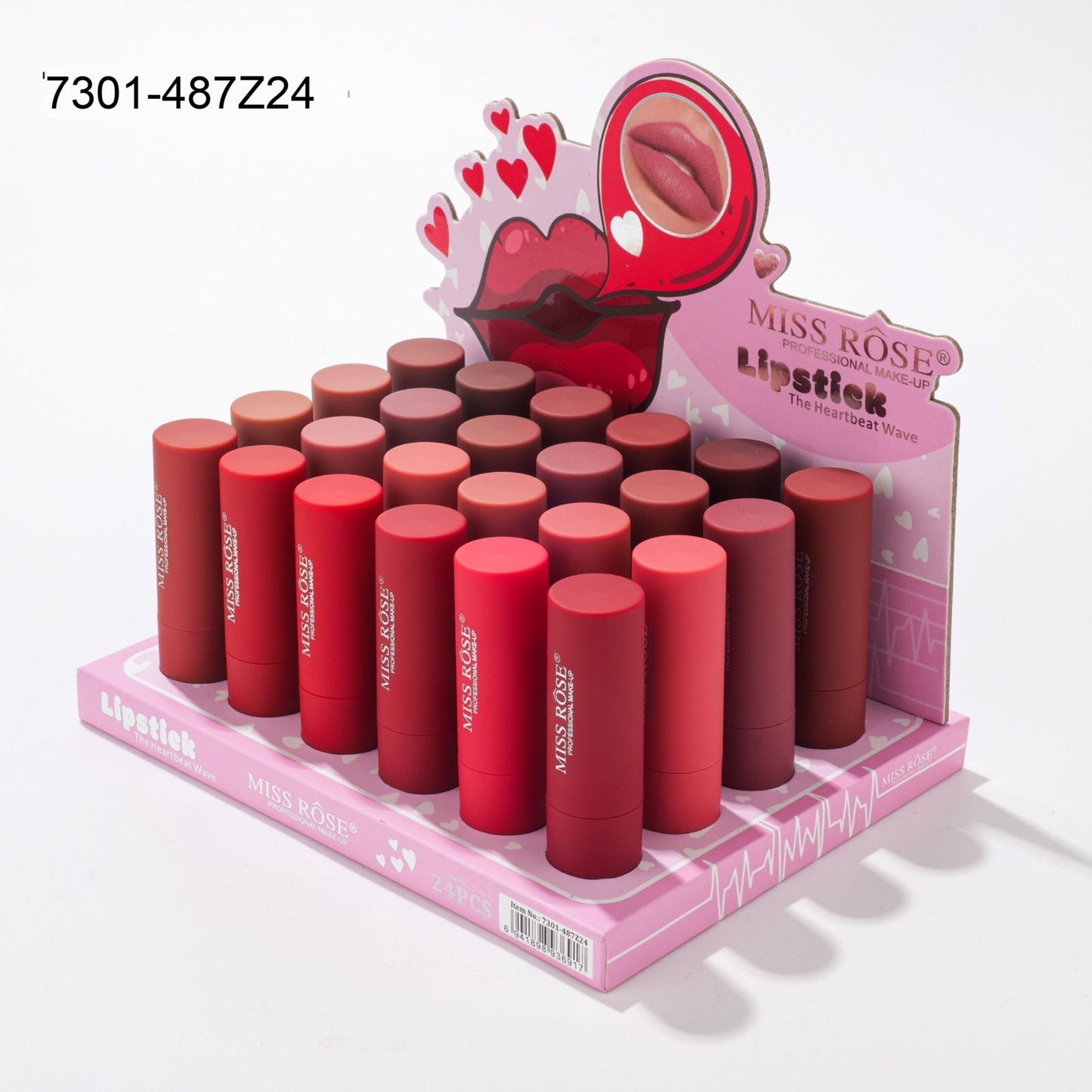 Miss Rose Matte & Glossy Duo Collection Lipstick Set
