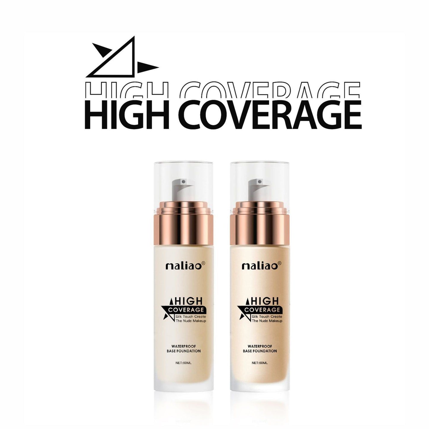 Maliao High Coverage Waterproof Base Foundation - Flawless All-Day Wear