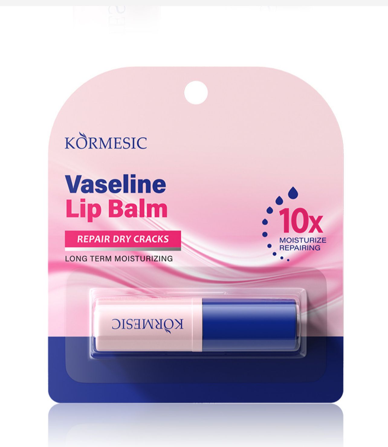 KORMESIC Repair Dry Cracks Vaseline Lip Balm 10x Moisturize Repairing