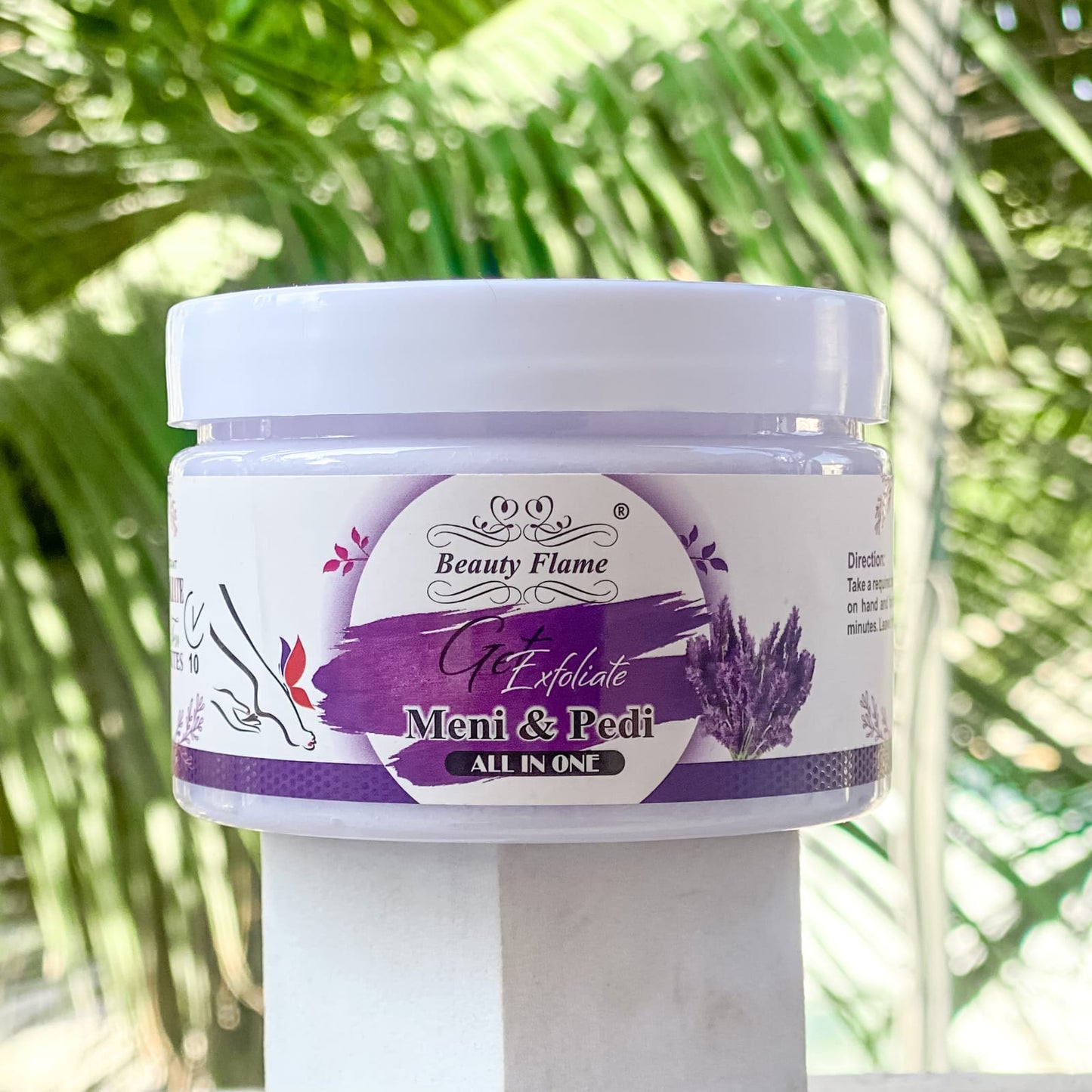 Beauty Flame Gat Exfoliate Mani And Padi All In One 250gm Jar