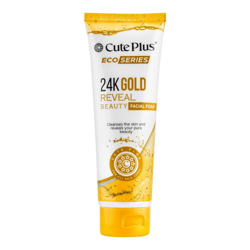 Cute Plus 24K Gold Facial Foam 100ml