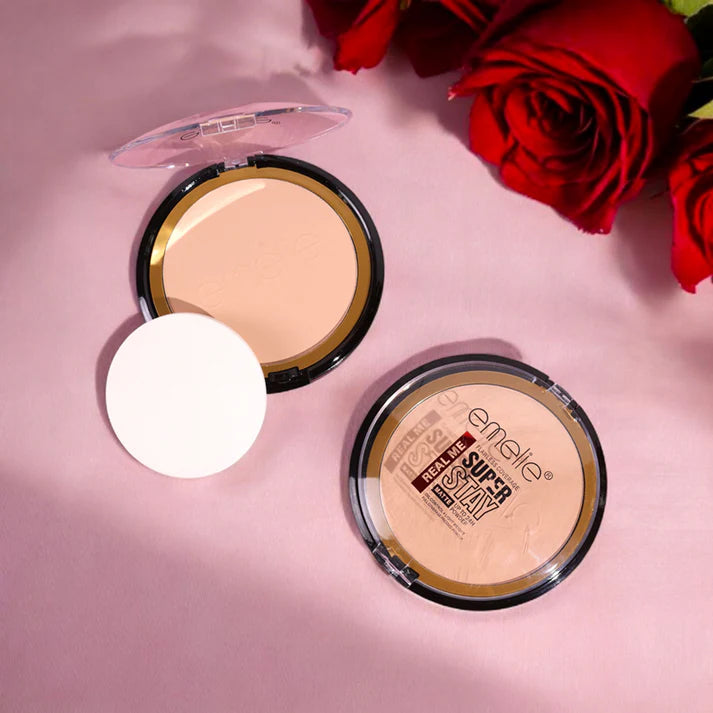 Emelie REAL ME Super Stay Matte Pressed Powder with Flawless Coverage 20g