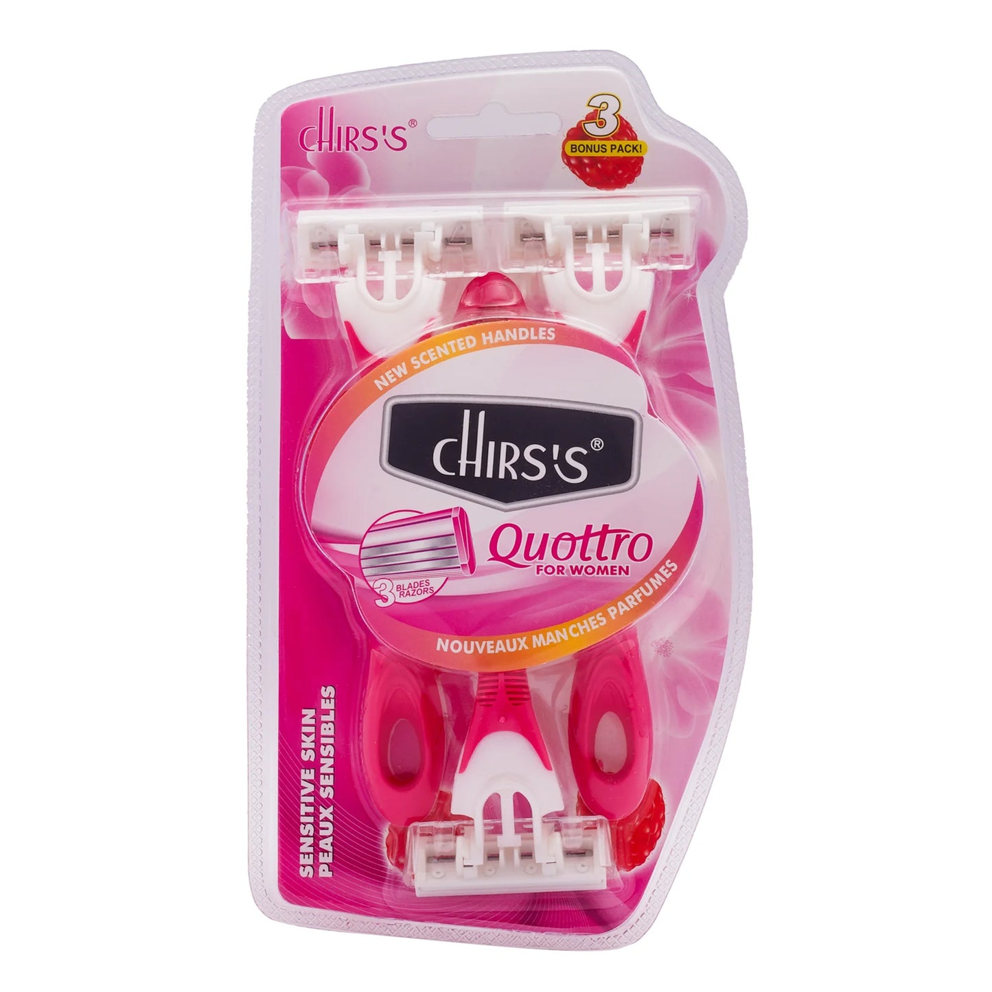 Chirss Quottro For Women 3 Blades Razors 3in1