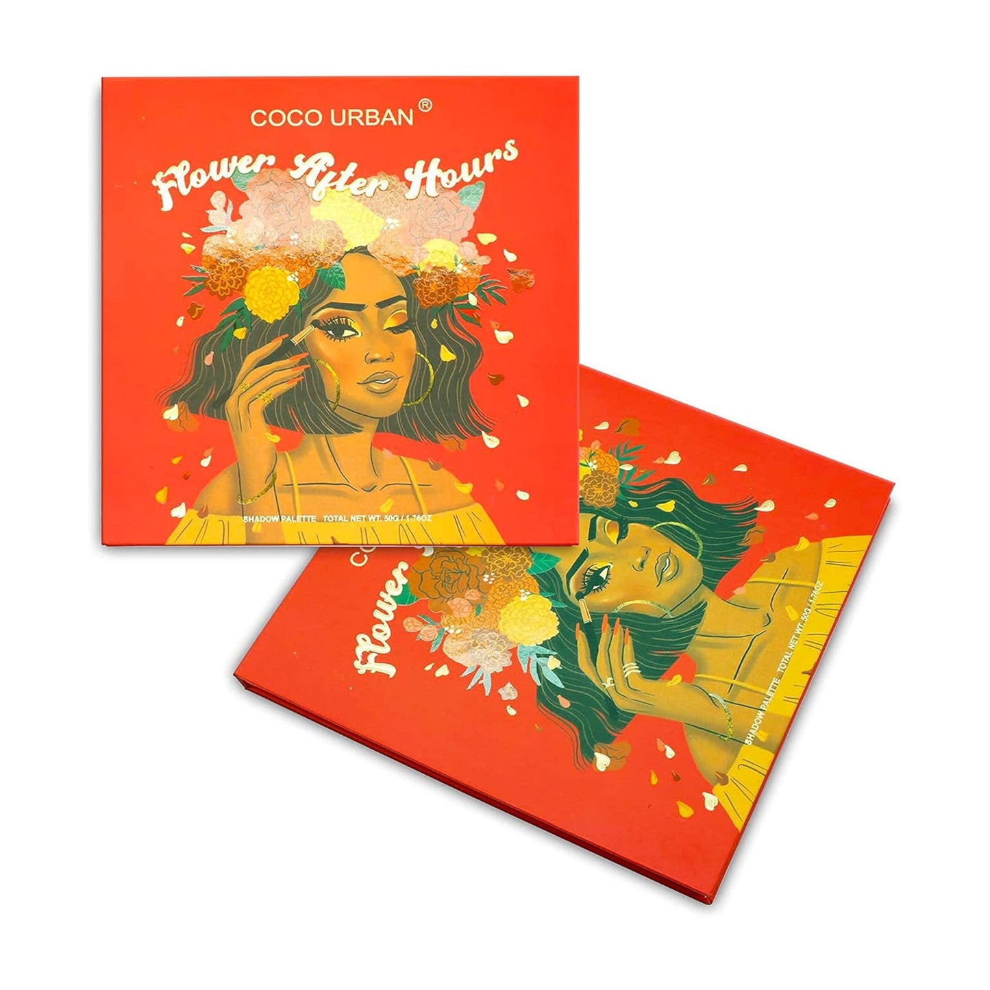 Coco Urban Beauty Red Pop Eyeshadow Palette 25 Bright Colors Eyeshadow