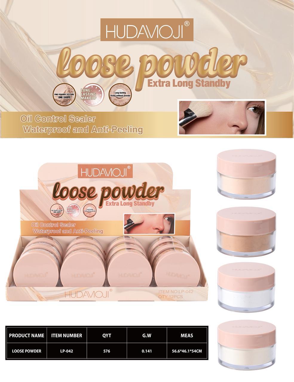 Hudamoji Extra Long Standby Oil Control, Waterproof And Anti Peeling Loose Powder