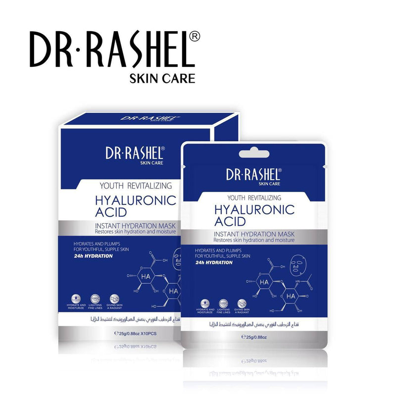 Dr Rashel Hyaluronic Acid Face Sheet Mask 10Pcs in Box