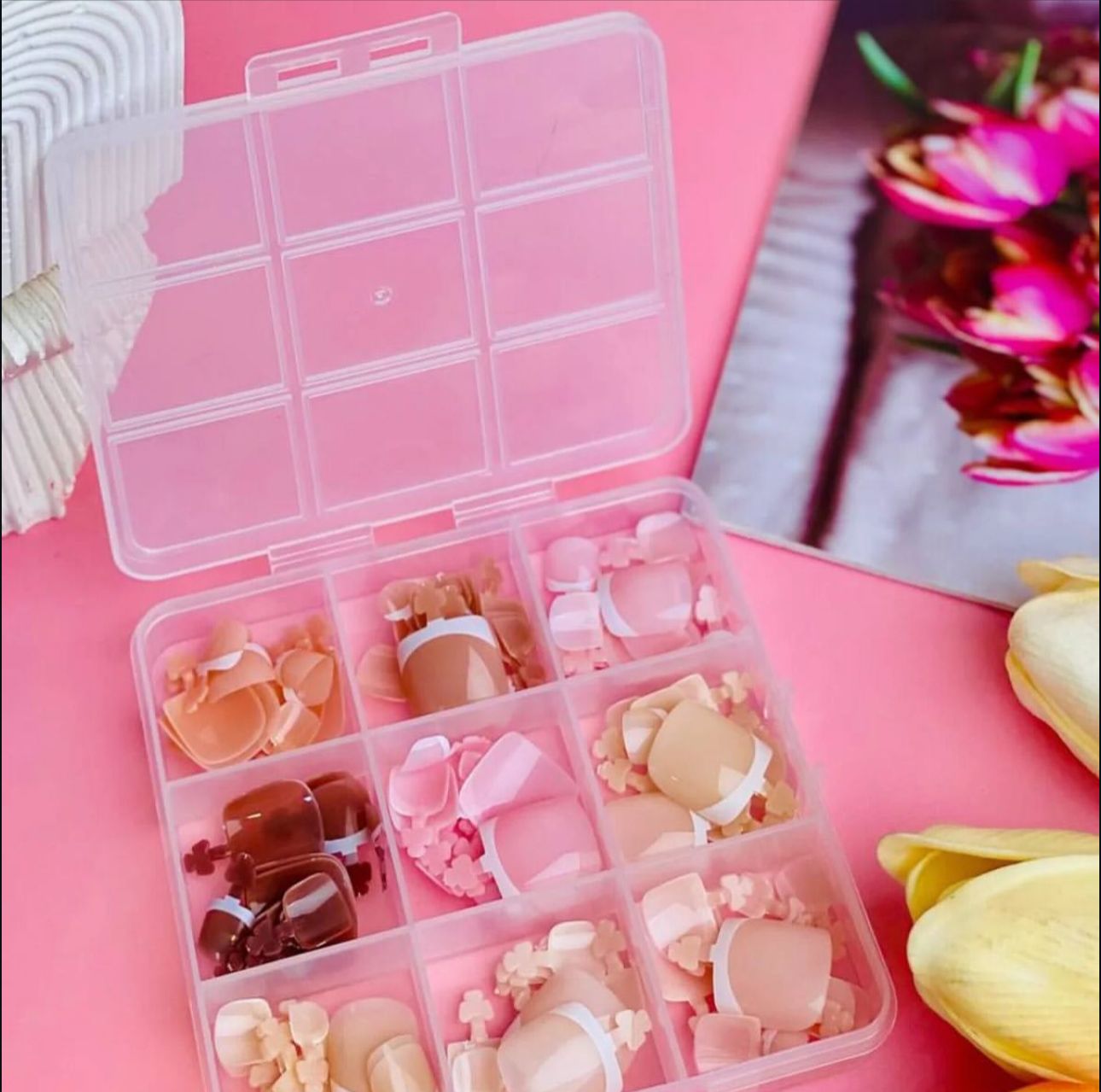 Nude Shades French Press-On Toe Nails