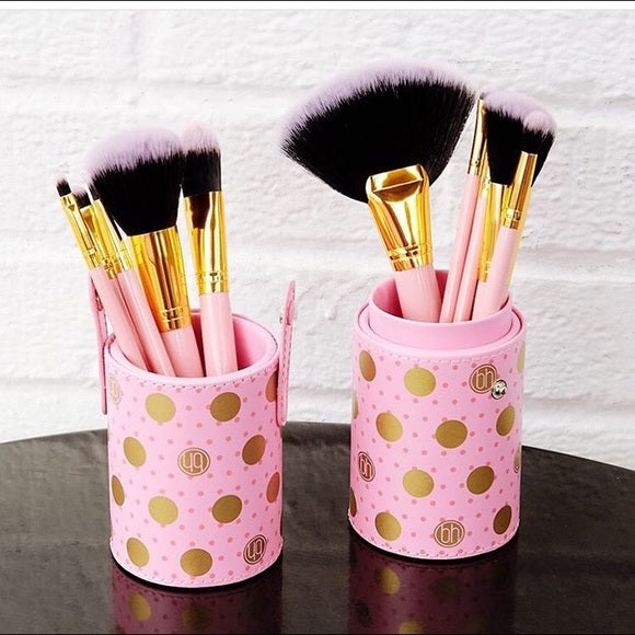 BH COSMETIC 11 PCS OF BRUSHES WITH HOLDER