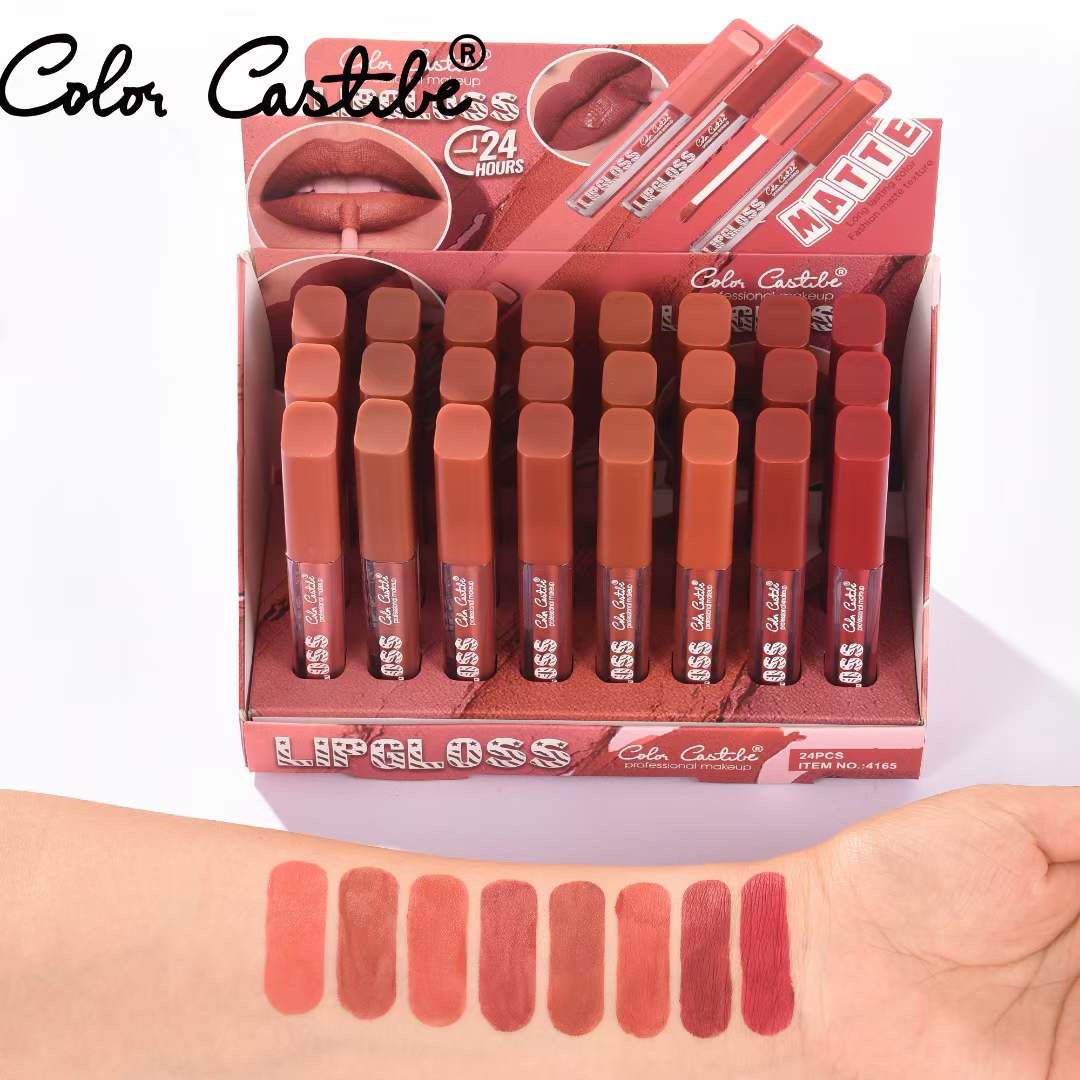 Color Castle Matte Long Lasting Lip Gloss Set of 8Pcs – beautygirl-pk