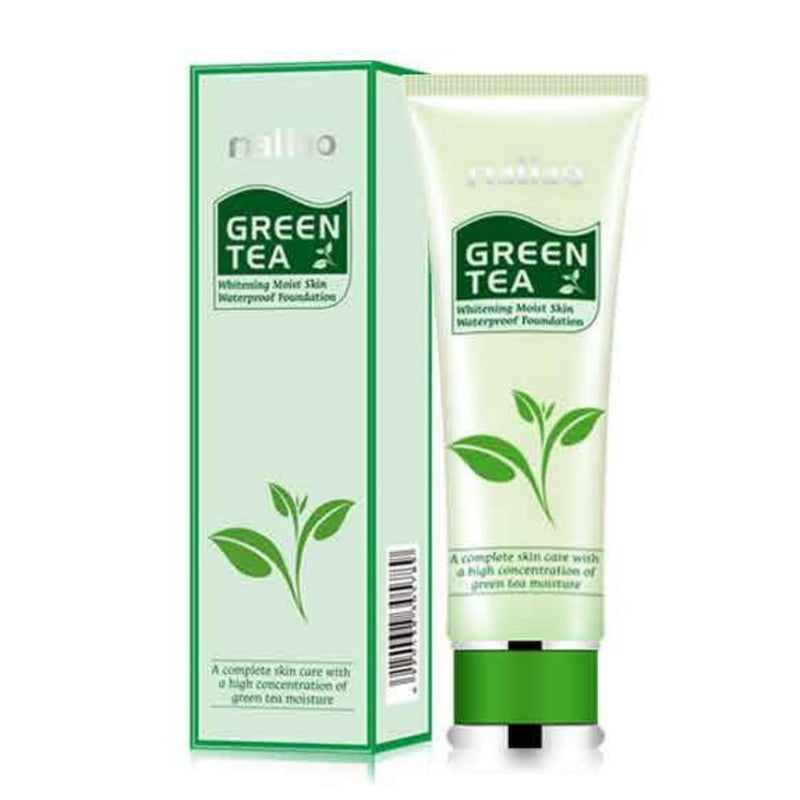 Maliao Green Tea Whitening Moist Skin Waterproof Foundation 80g