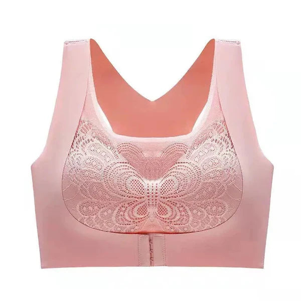 Beautygirl Flourish 3D High Quality Too Soft & Comfortable Push Up Removable Padded full Back Support Sports Bra butterfly wings