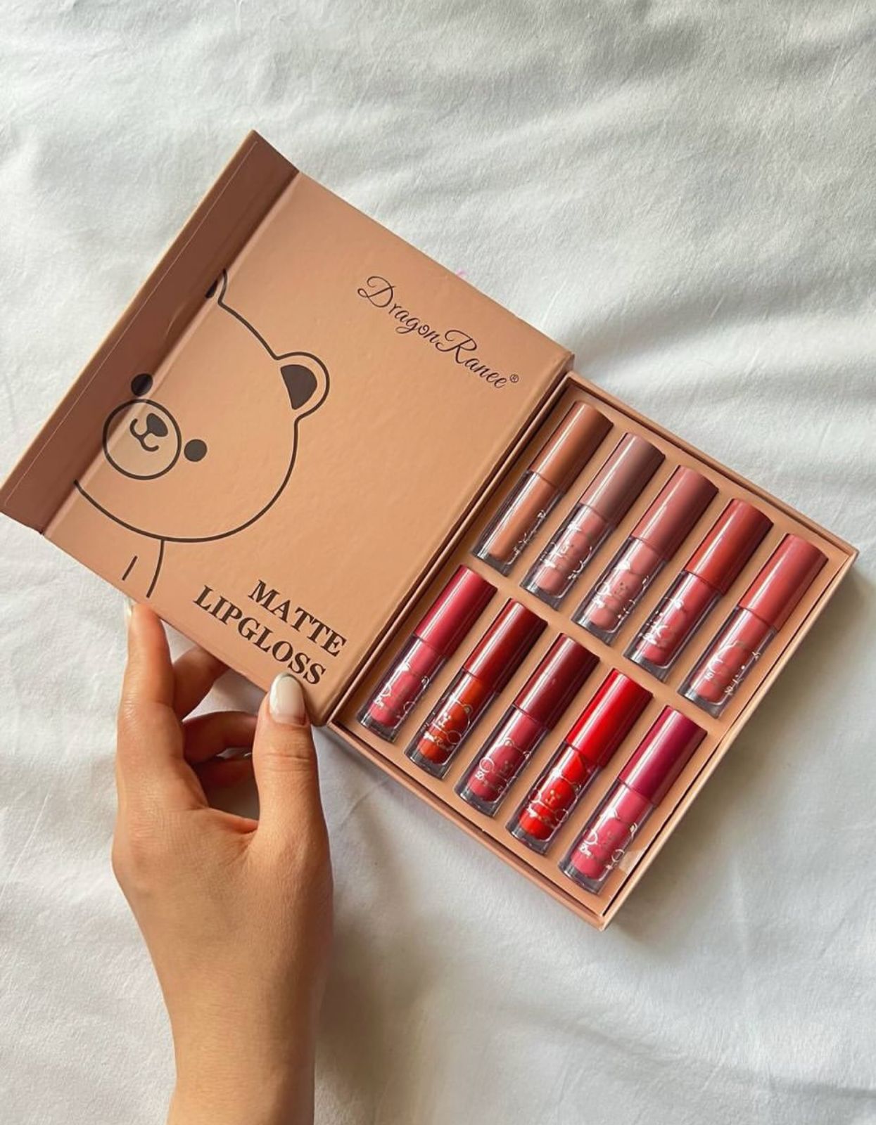 Dragon Ranee Matte Lip Gloss 10Pcs Set