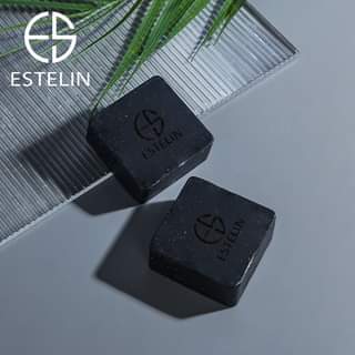 Estelin Black Charcoal & 24K Gold Soap