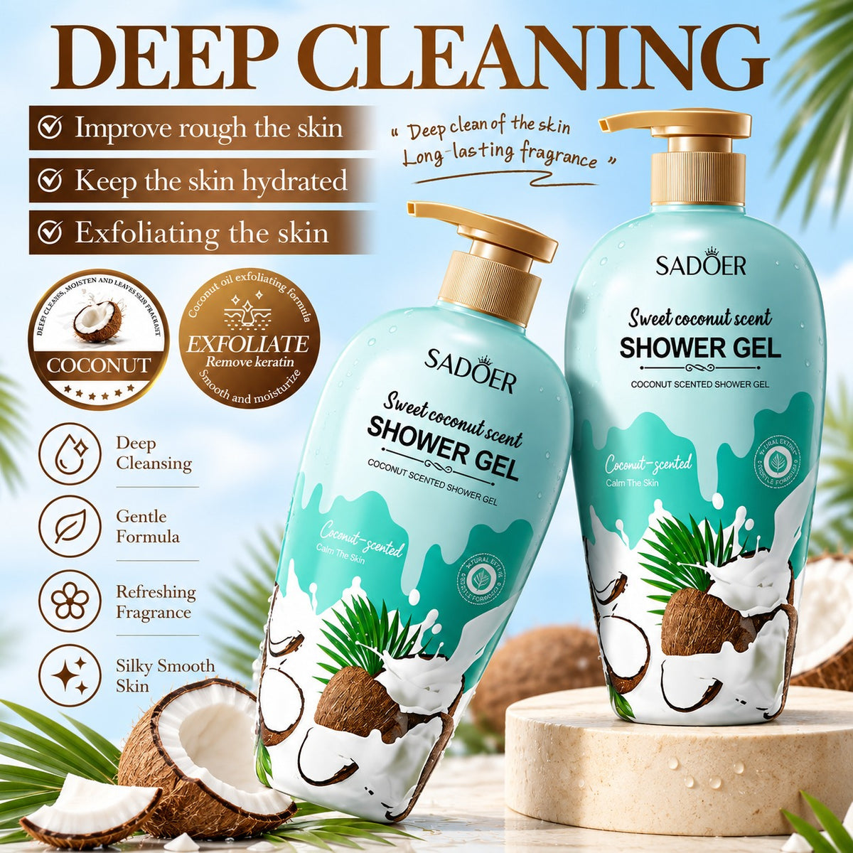 Sadoer Deep Cleansing Shower Gel