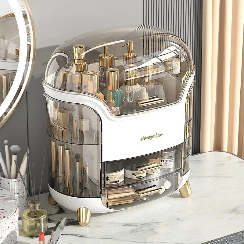 Multifunctional Large Capacity Luxury Cosmetic Organizer Desktop Storage Box 18555