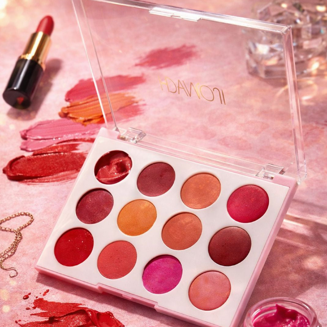 Hudamoji 12 in 1 Matte Lip Cream Palette