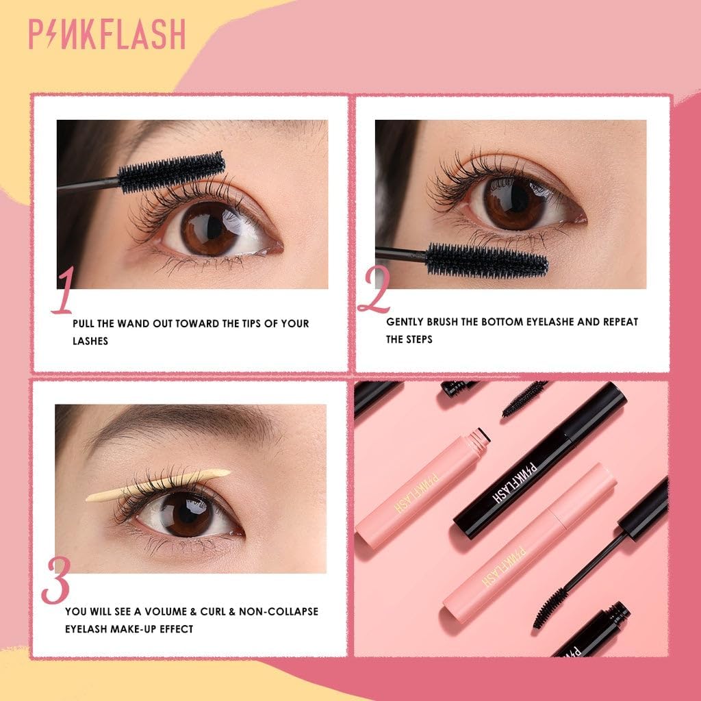 PinkFlash Day & Night Oil-Proof Curl Mascara