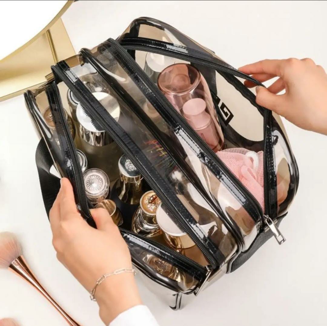 Multipurpose Travel Cosmetic Makeup 2 Sided Bag Organizer