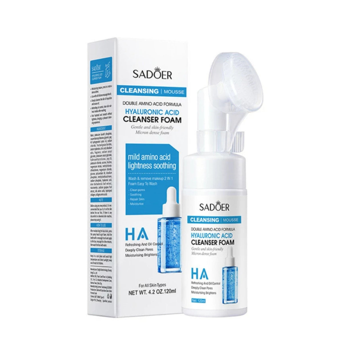 Sadoer Hyaluronic Acid Cleansing Mousse 120ml