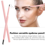 Dragon Ranee 2in1 Natural Waterproof Smooth For Outlining Eyebrow Pencil