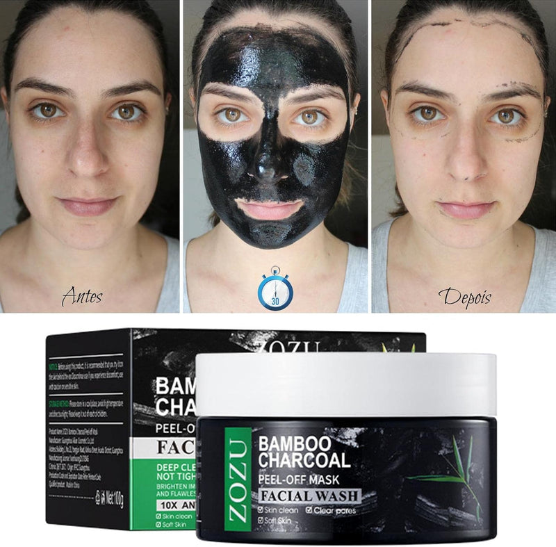 Zozu Bamboo Charcoal Black Peel Off Mask Face Peel Blackhead Removal