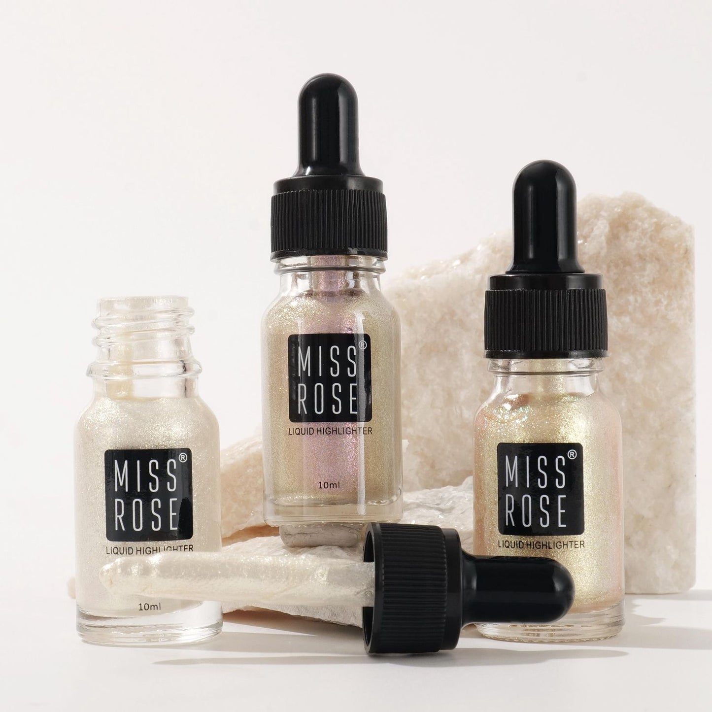 Miss Rose Professional Make-up Fashion High Beam Liquid Highlighter 10ml Each