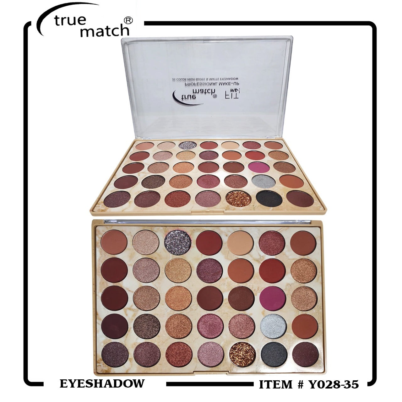 True Match Fit Me 35 Color Eyeshadow Palette