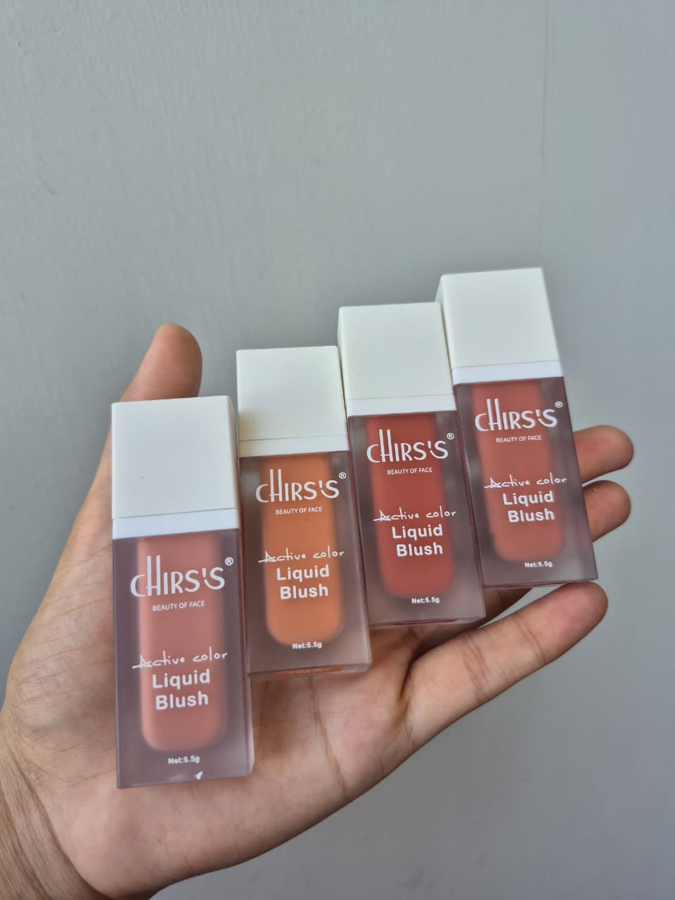 CHIRS'S Active Color Liquid Blush Pack of 4