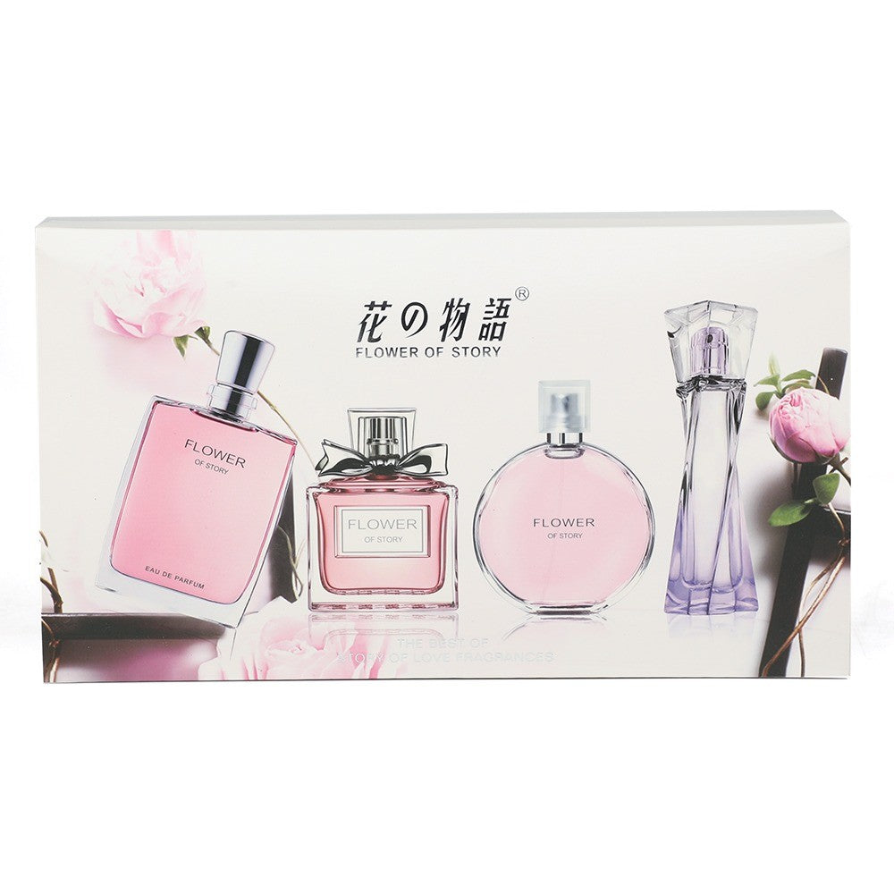 Flower of Story Perfume Gift Set Collection ( Pack of 4 perfumes )
