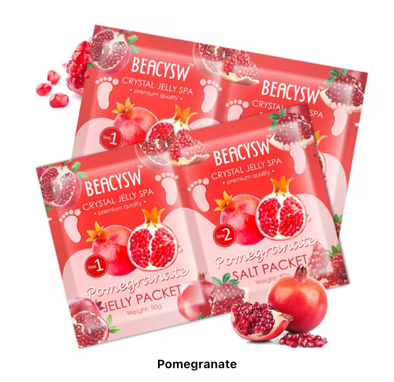 Powder Jelly Spa Pedicure Avry Pack of 2 Jelly Pedi Sea Salt Scrub Pedicure Foot Scrub