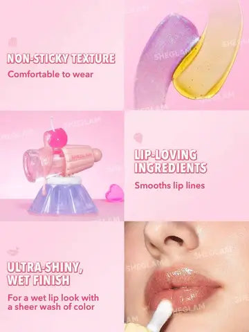 Sheglam New Jelly Wow Hydrating Lip Oil