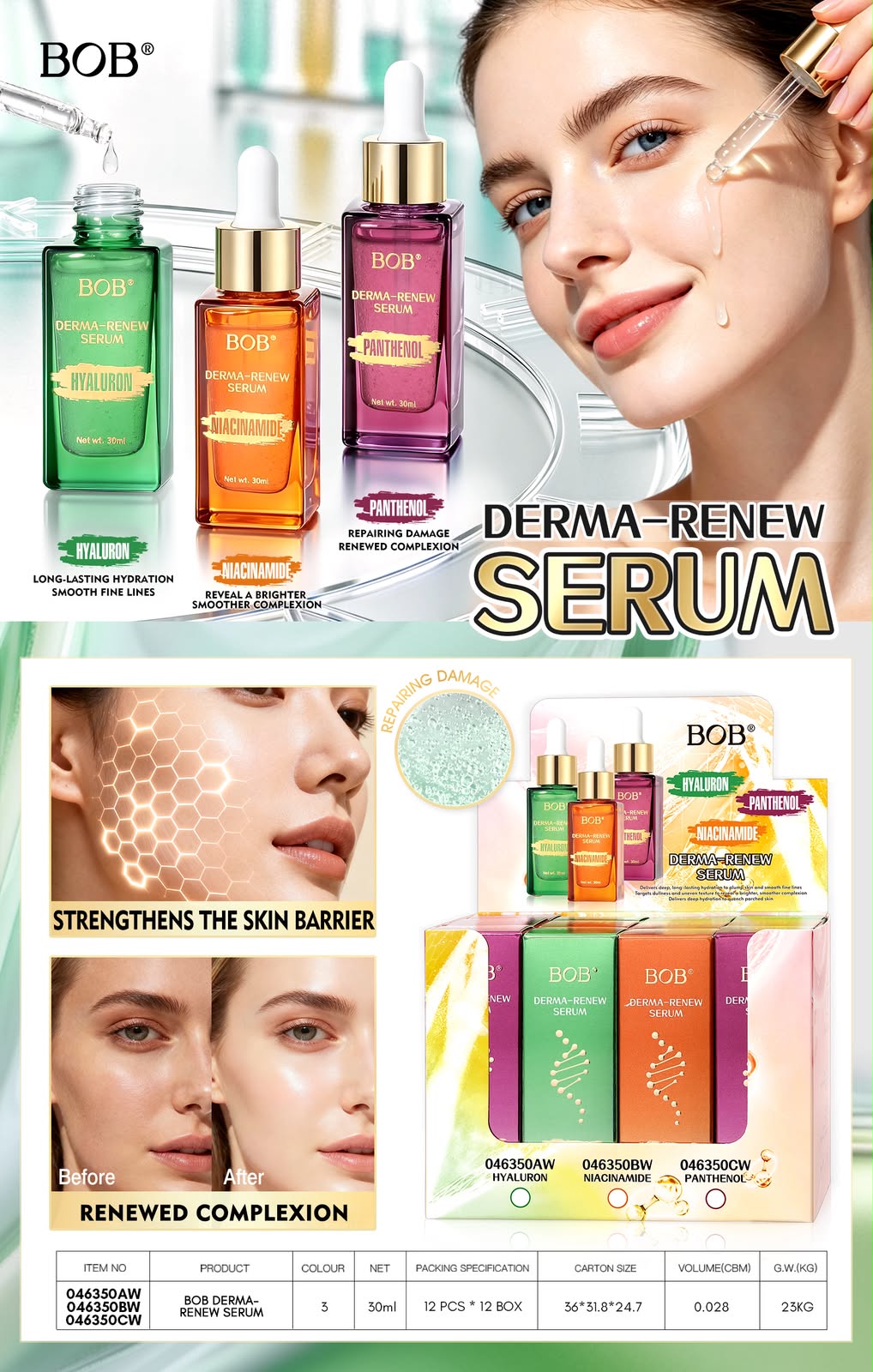 BOB Derma-Renew Face Serum 30ml