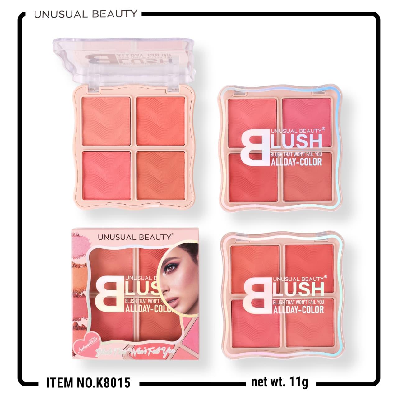 Unusual Beauty 4 Color Blush Palette Pack of 2