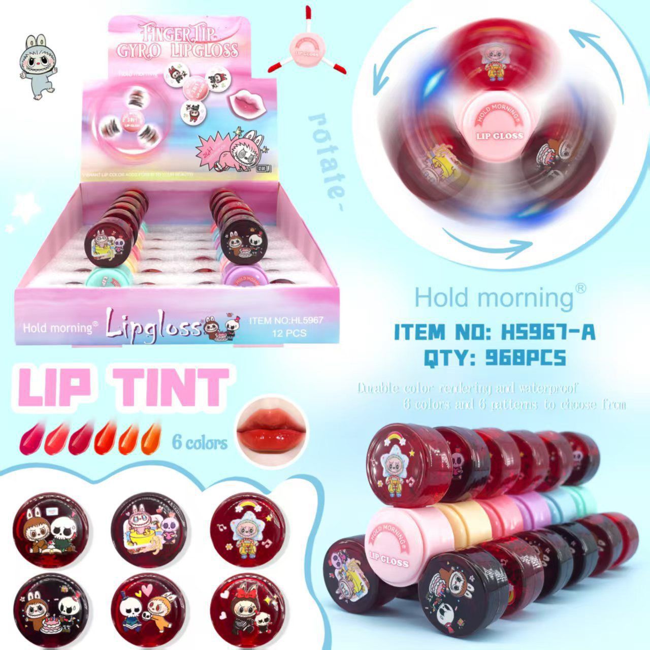 Hold Morning Spinner Pink Magic Lip Gloss