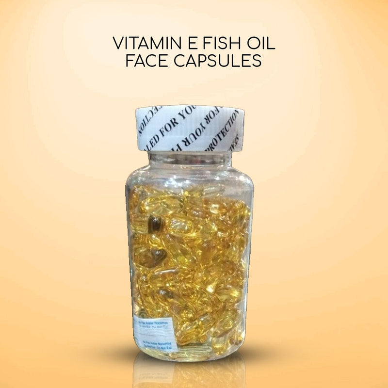 Vitamin E Fish Oil Face Capsule Jar