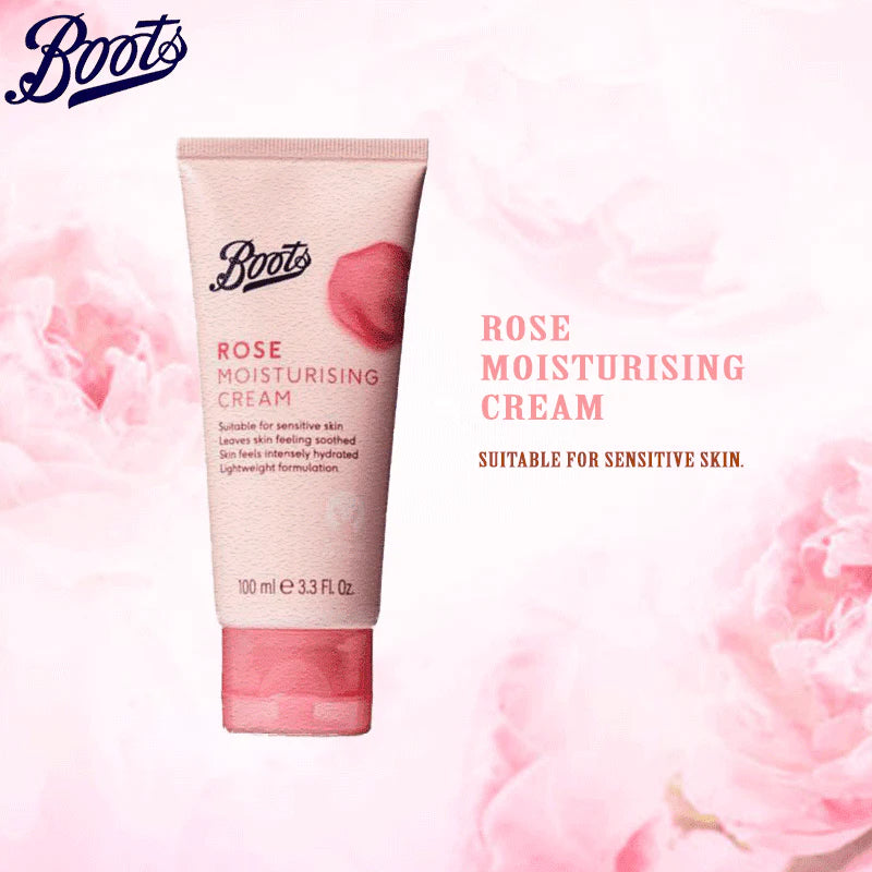 BOOTS ROSE MOISTURISER TUBE