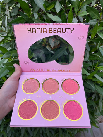 Hania Beauty 6 Color Blushon Kit