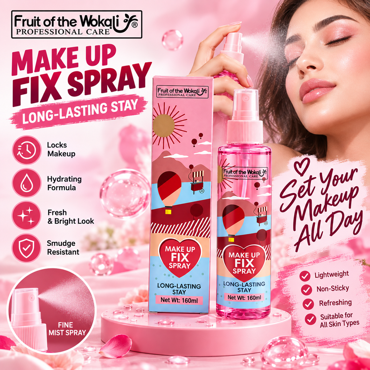 Fruit of the Wokali Makeup Fix Spray