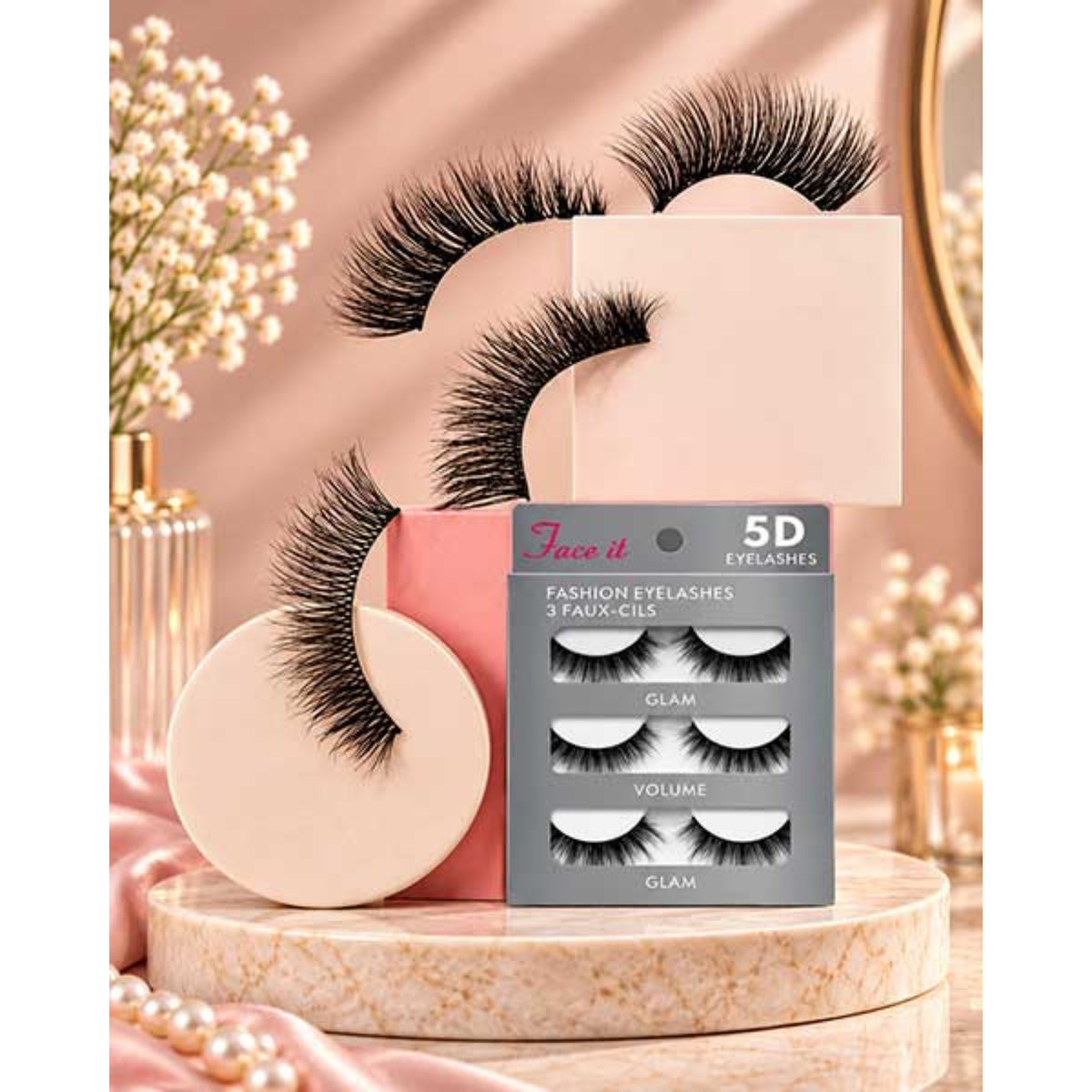 Face It Natural Story 5D Blink Eyelashes 3 Pairs