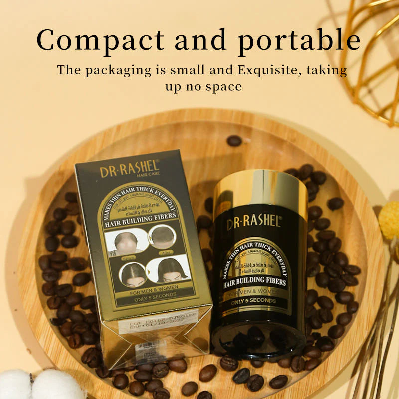 Dr Rashel Hair Building Enhancing Fiber Powder – Dark Brown