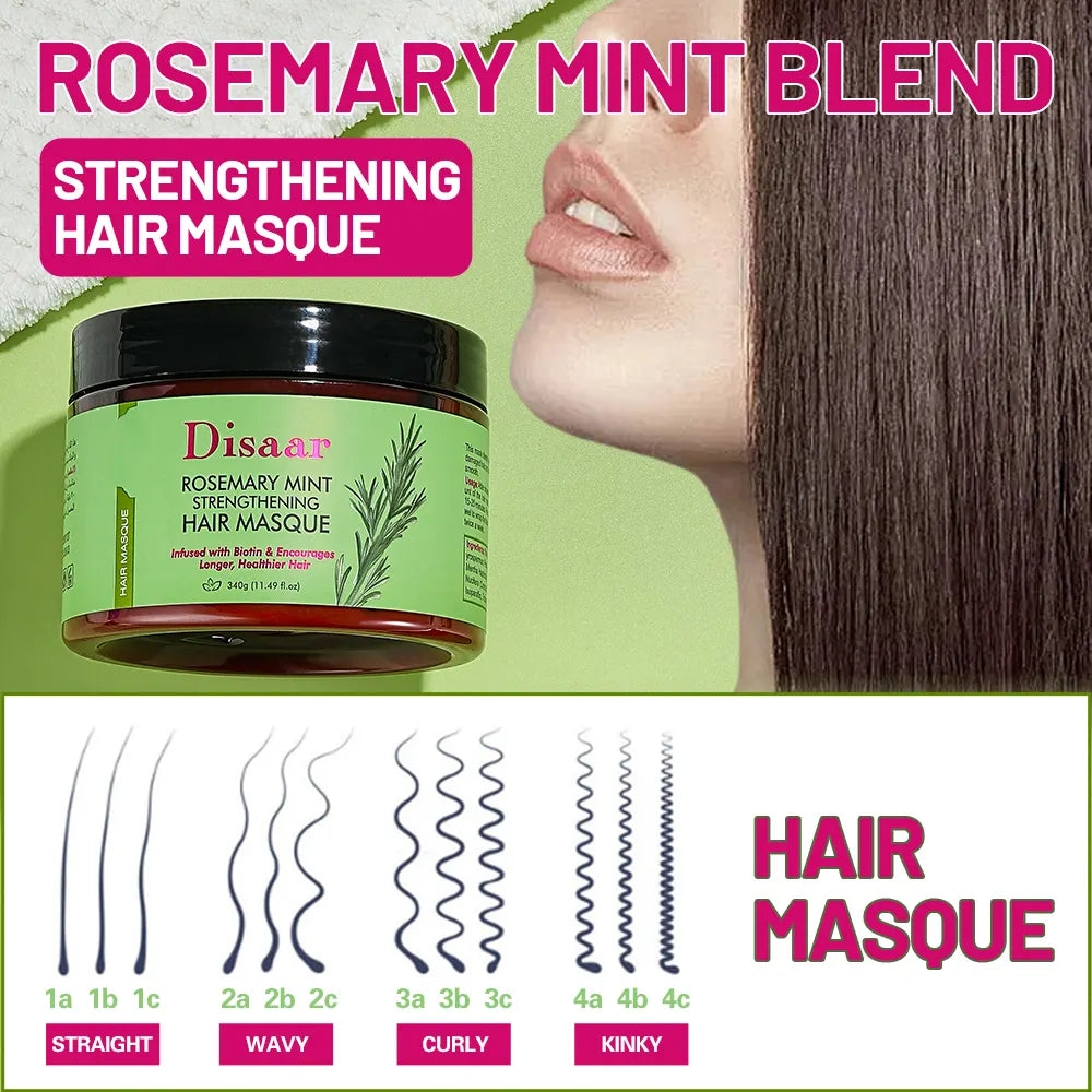 Disaar Rosemary Mint Strengthening Hair Masque Hair Mask