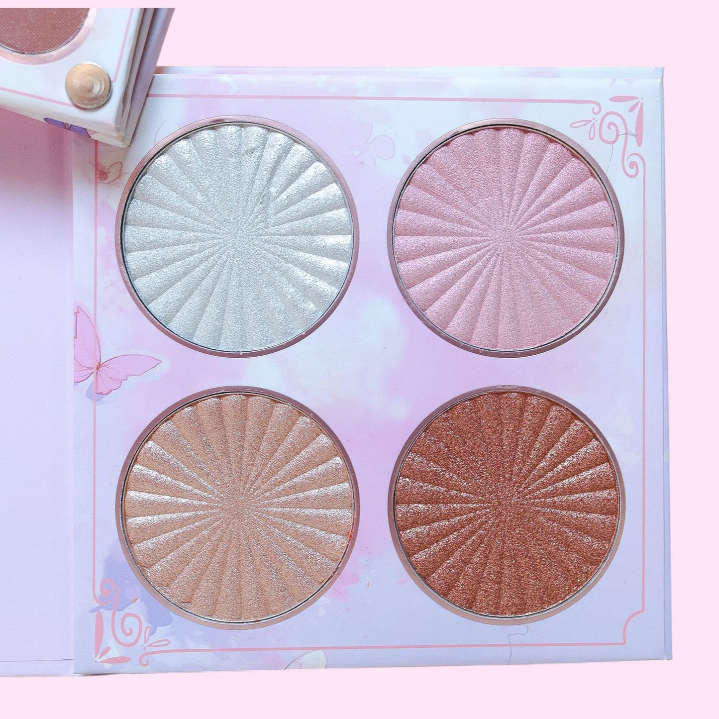 Mocallure You Are Free 3-in-1 Professional Makeup Set 4 Fold Eyeshadow Palette