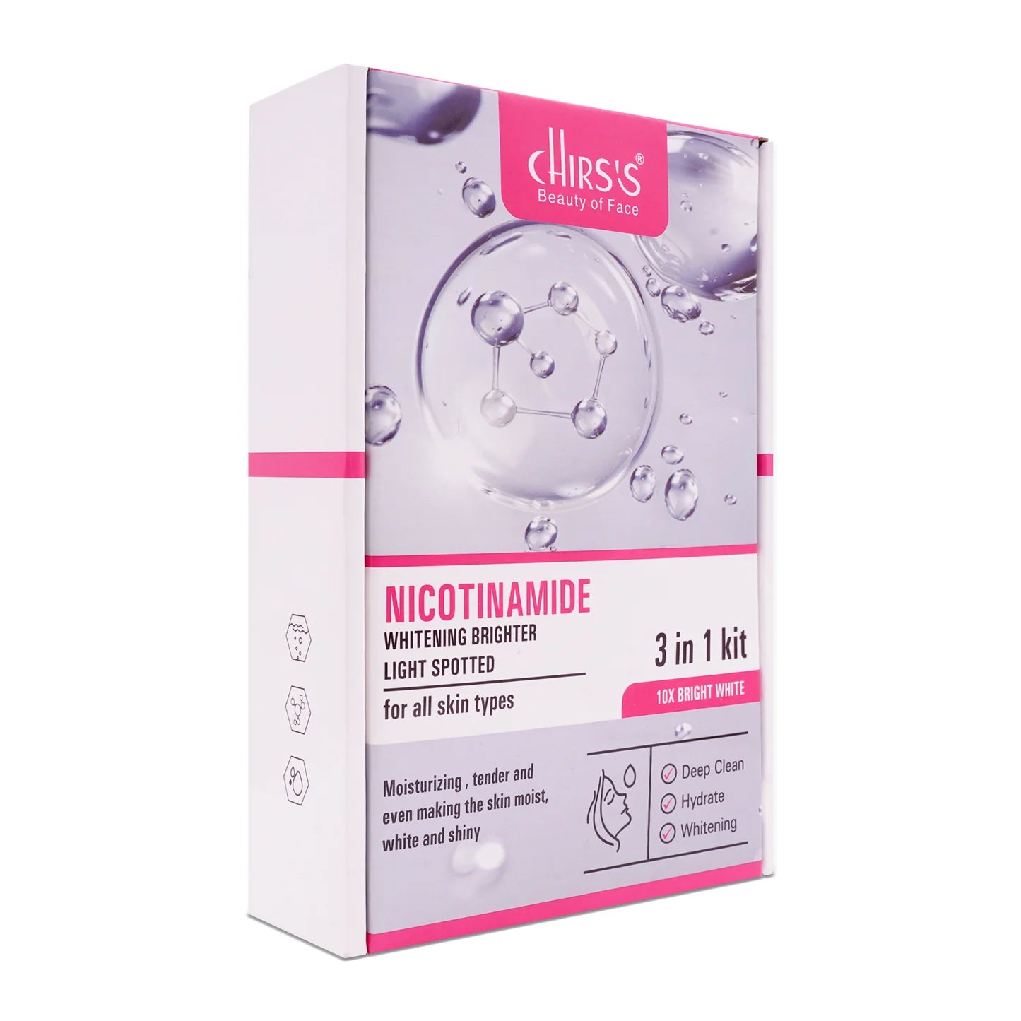 Chirss Nicotinamide Whitening Brighter 3in1 Kit
