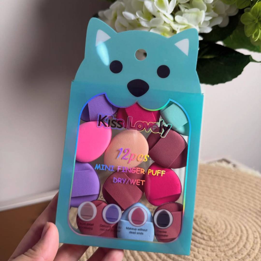 Kiss Lovely Mini Finger Puff 12Pcs 