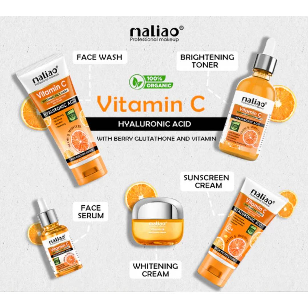 Maliao Organic Vitamin C Skin Care 5Pcs Set