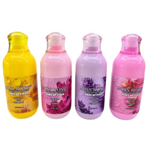 Miss Rose Aloe Vera With Vitamin E Flower Style Makeup Fixer 100ml