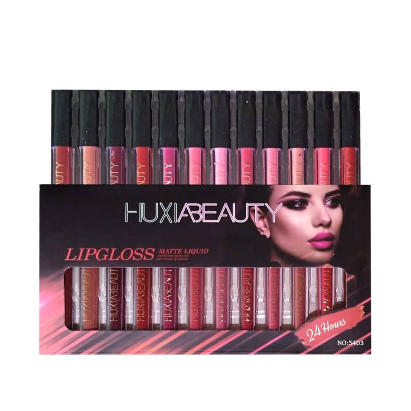Huxia Beauty New Matte Liquid Lip Gloss 12Pcs Set