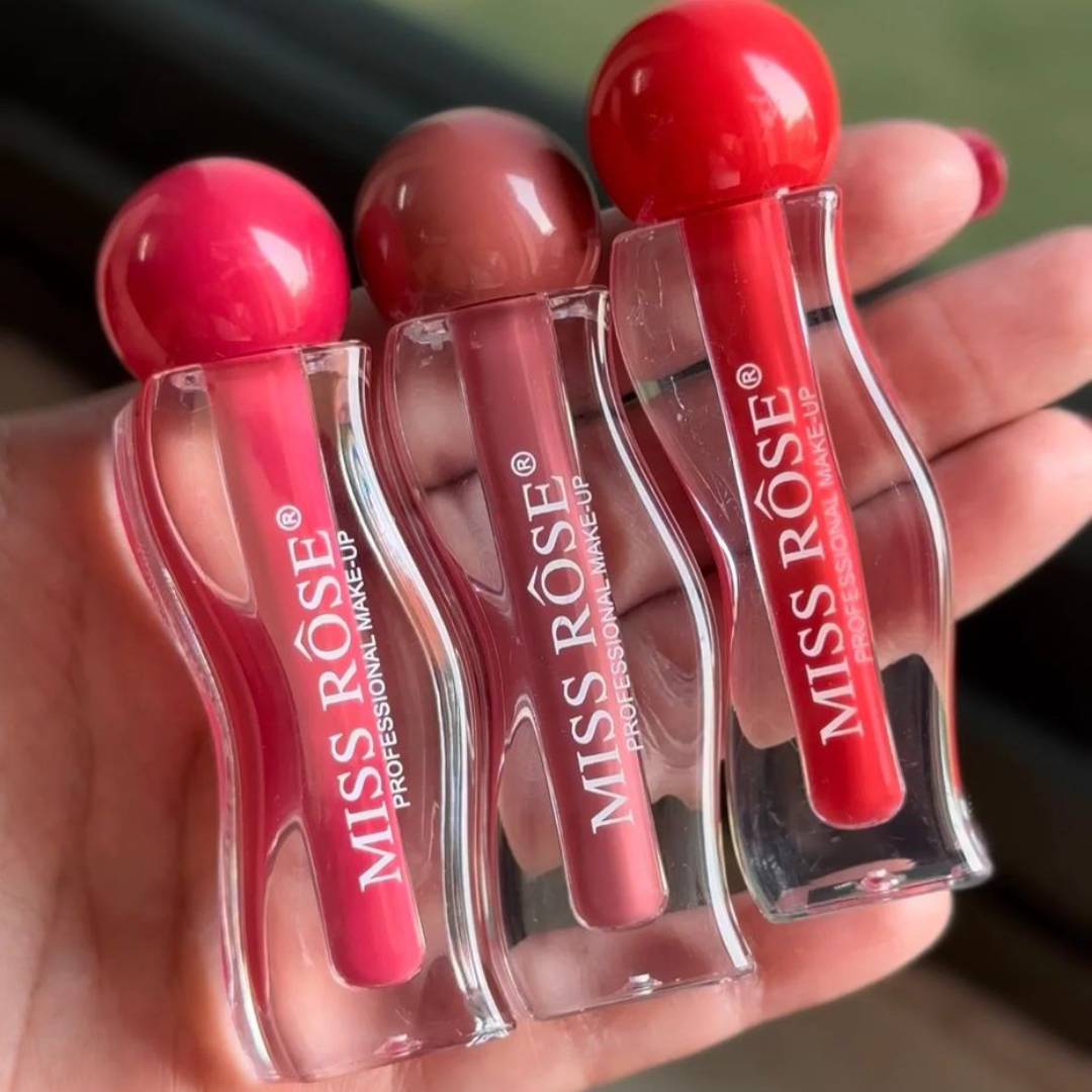 Miss Rose Seaweed Matte Lip Gloss 12Pcs Set