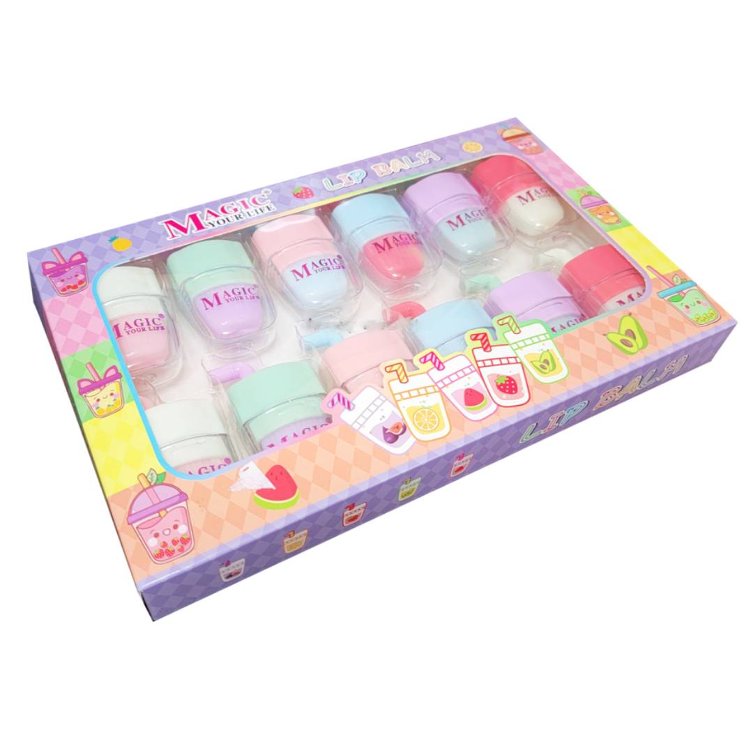 Magic 12 Pcs Lip Balm Set